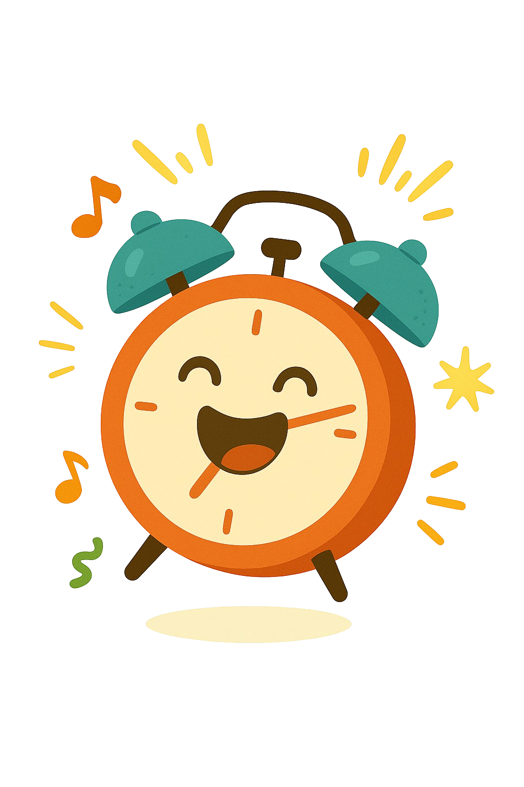 Playful alarm animation